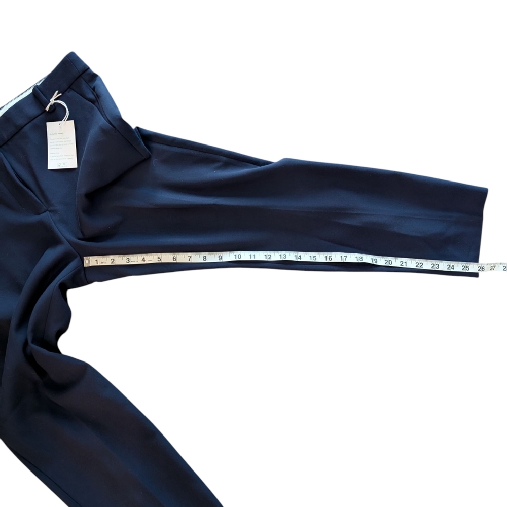 J. Crew High Rise Cameron Pant In Four Season Stretch Navy Blue NWT - Picture 15 of 16
